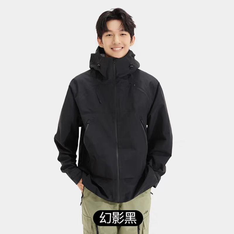 Легкая однослойная куртка с капюшоном мужская для активного отдыха, сверхпрочная, непромокаемая, теплая, ветрозащитная, женский альпинистский костюм