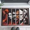 Кухонный коврик с принтом клоуна на Хэллоуин, коврик для пола в гостиную, столовую, прачечную, коврик для ванной, балкона, прихожей, нескользящий коврик для двери