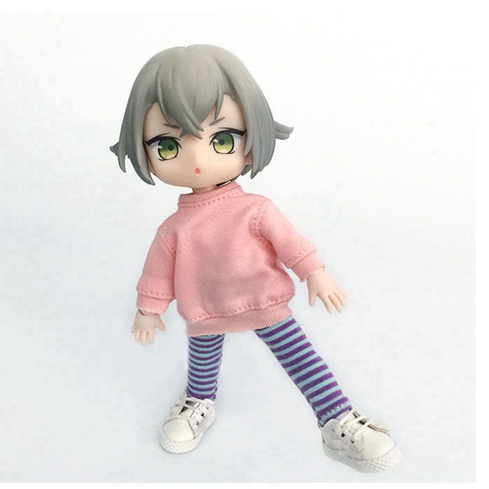 for ob11 obitsu11 1/12 bjd Dolls Doll Long Pants Doll Clothes Fashion Doll Pants Striped Trousers
