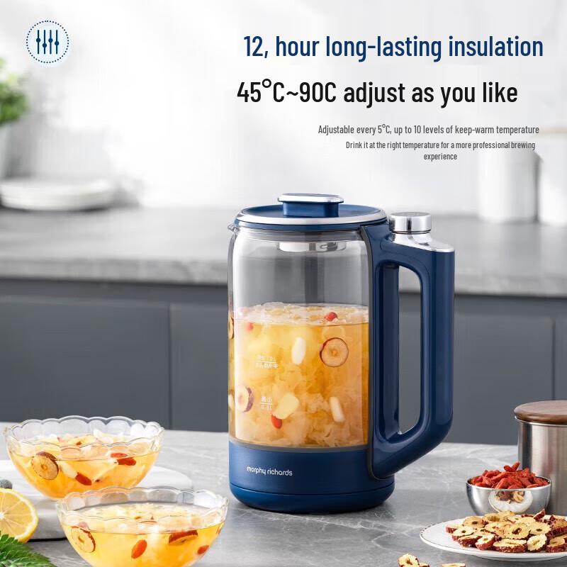 Morphyrichards 1.5L Multi-functional Health Kettle CN plug (adapter included)