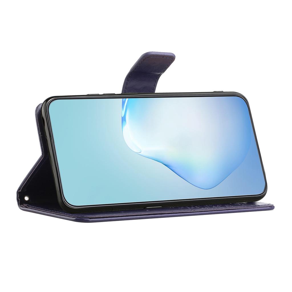 For Samsung Galaxy A56 5G Case PU Leather Owl Tree Imprinted Wallet Phone Cover