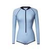 Swimsuit Women'S One-Piece Long Sleeve Sun Protection Diving Surfing Beach Hot Spring Vacation