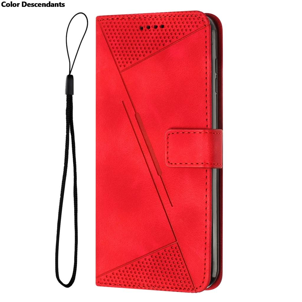 For Realme 14 Pro Plus 5G Phone Case Magnetic Wallet Texture Book Funda Realme 13 12 11 10 Pro Plus Realme11 14X 12X Flip Cover
