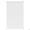 Store plissé - Maison Exclusive - 80 x 125 cm - Blanc - Montage sans perçage
