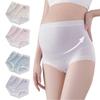 Maternity High Waist Set of Modal Cotton No No Moisture Quick Odor A8252 [FEISEDY] Shorts, Pants, 4, Underwear, Innerwear, Prenatal, Pregnancy,
