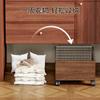 Laundry Hamper With Wheels Bathroom Or Room Modern Minimalist Clothes Basket Kids Adults Black