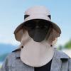 Съемная пляжная кепка, дышащая шляпа рыбака, новая женская панама