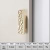Unique Line Design Push-pull Door Handle Golden Hammer Pattern Cabinet Handle  Drawer