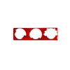 Red Carbon Fiber Center Console AC Switch Panel Cover For Ford Mustang 2001-2004
