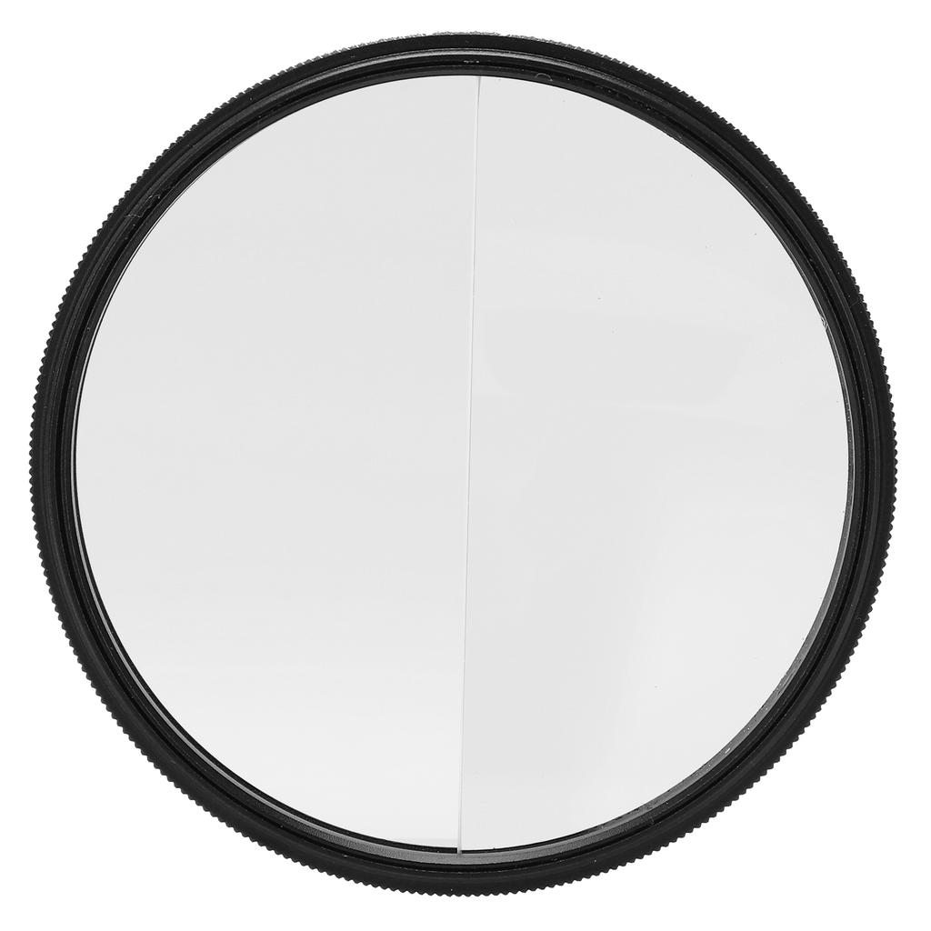 77mm Split Diopter Filter Optical Glass Prism Foreground Blur Filter for Camera Photography
