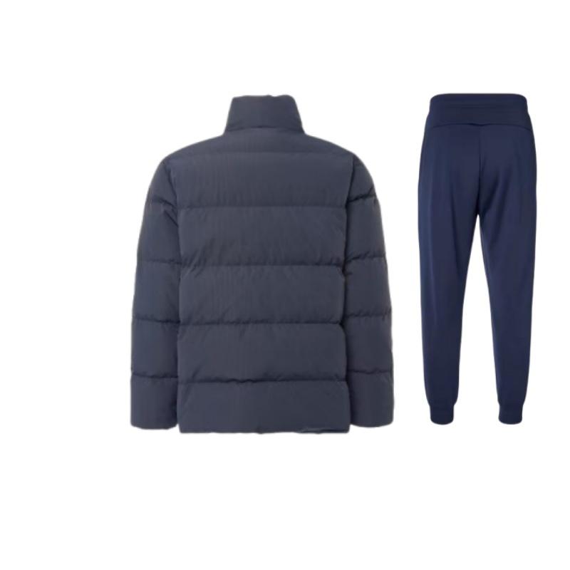 Under Armour Куртка с воротником-стойкой однотонная с длинным рукавом и брюки с эластичными манжетами, повседневный спортивный комплект, унисекс, 23600704-409+-23600802-013