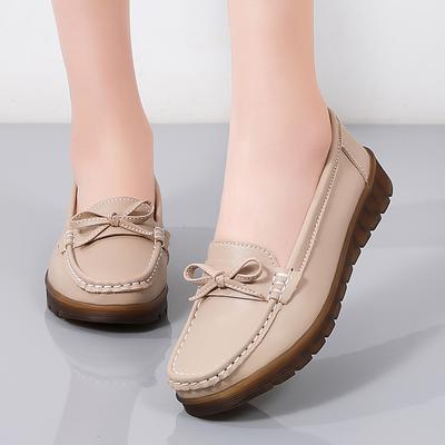 Модные ручной работы удобные модные кроссовки женские балетки мягкие легкие кожаные повседневные туфли медсестры слипоны лоферы дышащие туфли для мамы