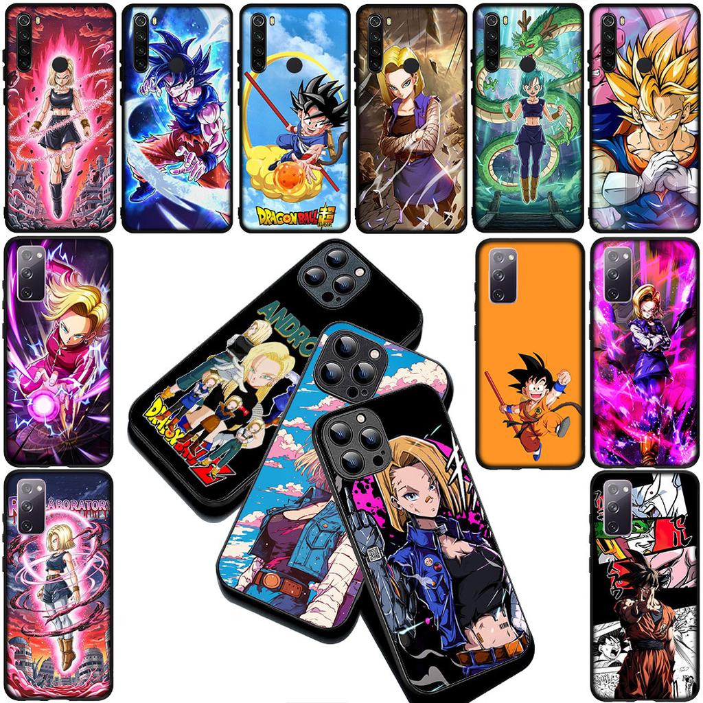 Android 18 Dragon Goku Ball Z Cover for Motorola Moto Edge 70 60 Fusion NEO Pro G Stylus G56 G96 G04 G05 20 Coque Phone Case
