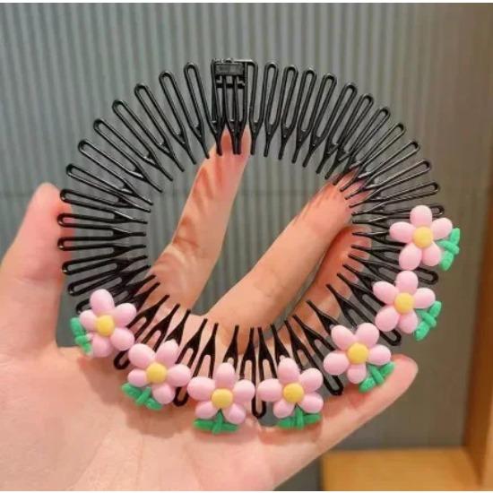 Детская красочная расческа в форме фруктового сердца, сломанная повязка на голову, заколки для волос, милый головной убор в виде кролика, аксессуары для волос принцессы для девочек, 1 шт.