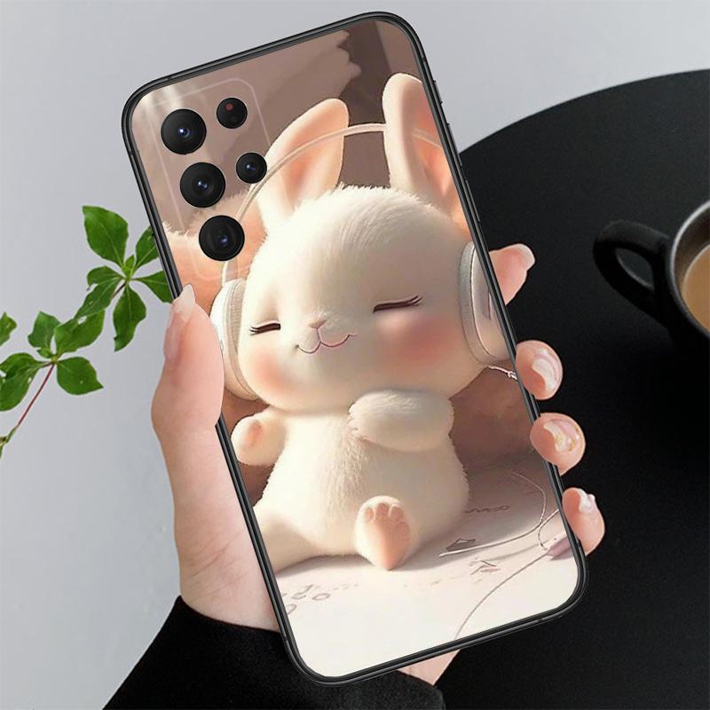 Чехол для телефона с изображением кролика для Samsung A52S A21S A33 A23 A13 A14 A32 A52 A53 A54 A51 A71 M51
