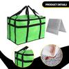 Insulated Food Delivery Bag Lightweight Pizza Warmer Camping Travel Shopping blue