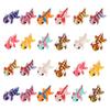 24/48Pcs 3D Printed Simulation Toys Axolotl Figure Flexible Joint Mini Sensory Axolotl Toy Fun 3D Printed Animal Toy Home Decor