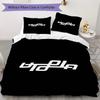 Travis Scott Pattern Bedding uilt Set uilt Cover Pillowcase Home Decoration Birthday Gift (1 * duvet cover + 2 * pillowcase without core)