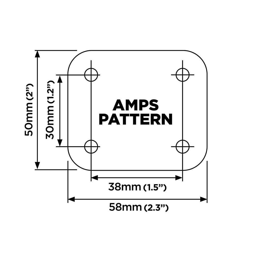 Quad Lock 360 Flat plate 4 holes QUAD LOCK (quad lock) Domestic regular product