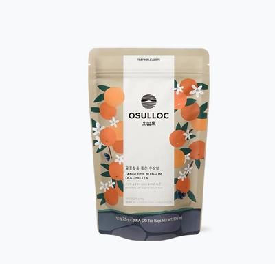 Osulloc Чай Ujatdam Tangerine Blossom – 20 индивидуально упакованных чайных пакетиков