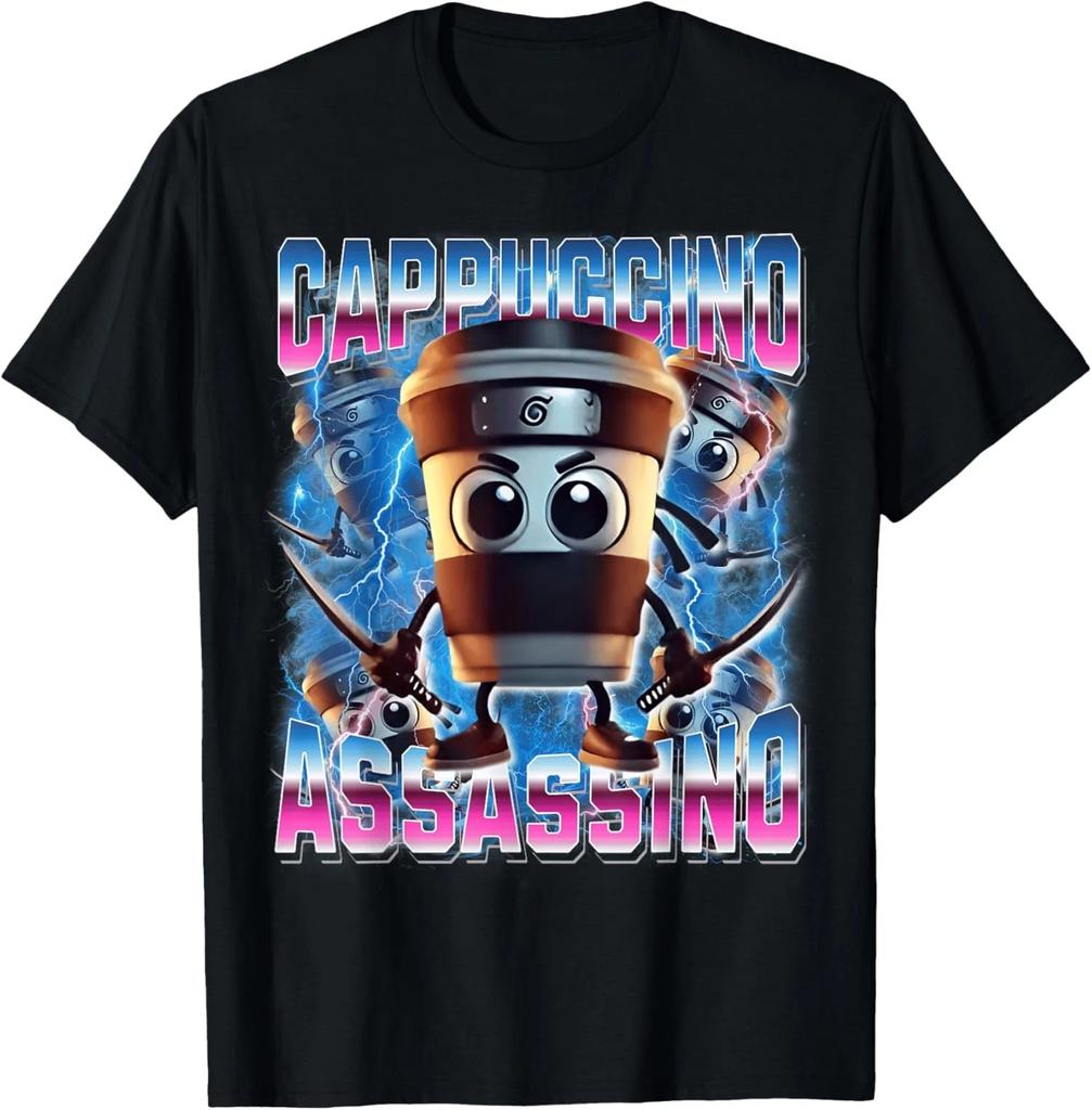 Cappuccino Assassino Italian Brainrot Funny Gen Z Shi Unisex T-Shirt
