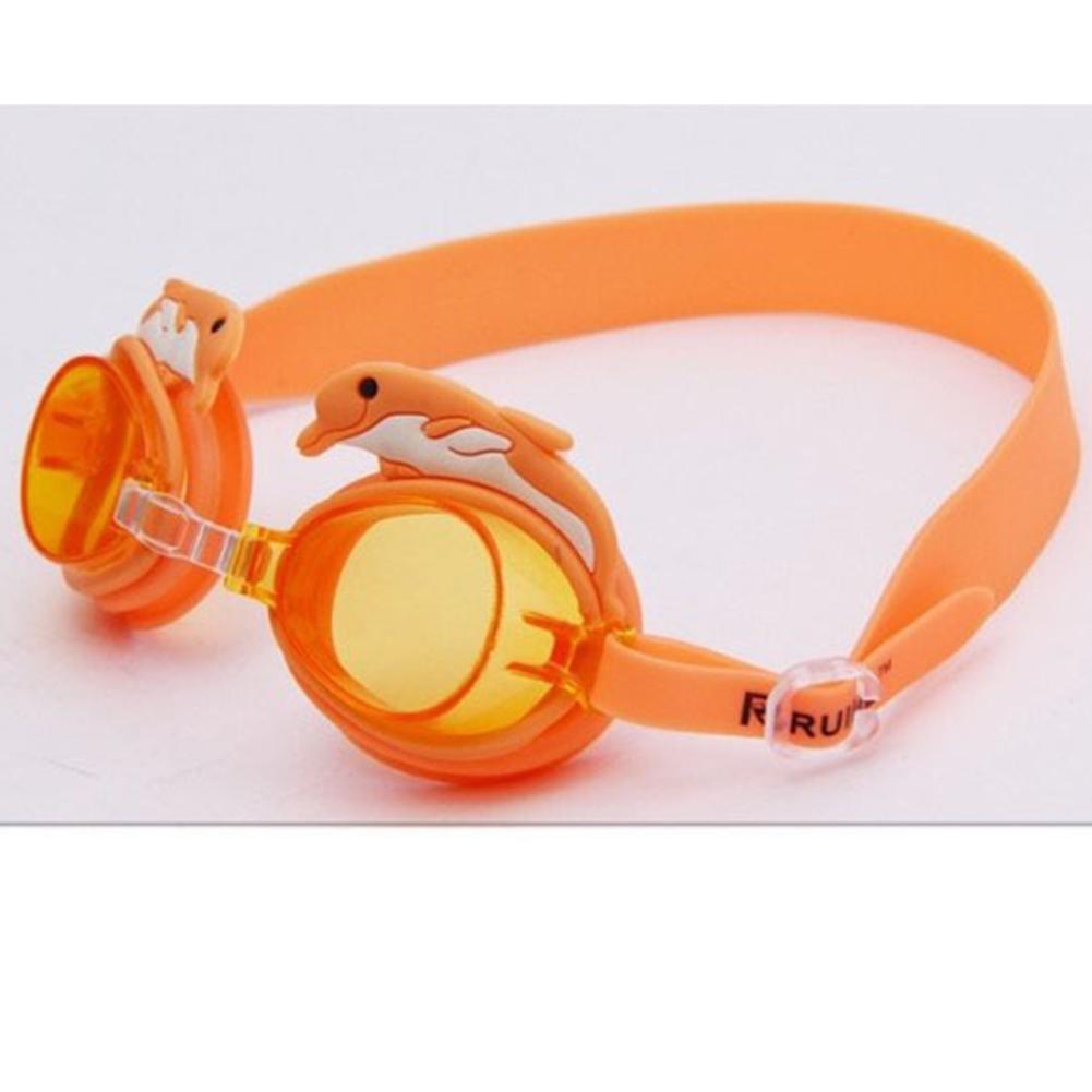 Children Waterproof Dolphin Swimming Goggles Cartoon Glasses Anti-fog Swimming Accessories