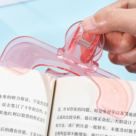 Прозрачный держатель для страниц, зажим, Hands-Free, помощник для чтения книг и документов, портативный мини-акриловый зажим для книг, для нот, студентов, профессионалов