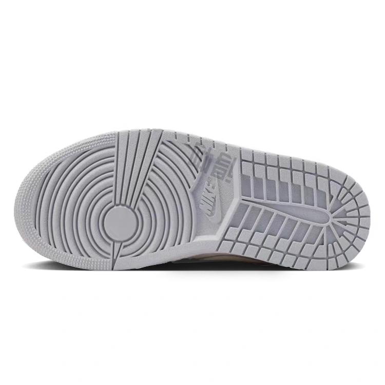 Jordan Air Jordan 1 Cushioning Low top Vintage Basketball Shoes Women's Ecru IH7323-100(Team366-)