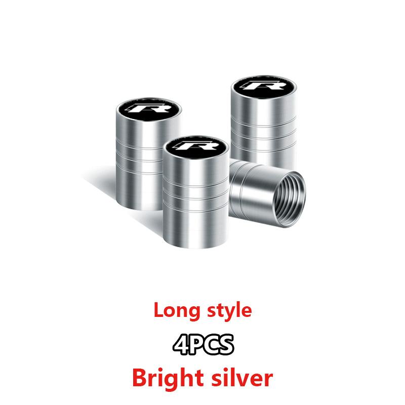 Car Wheel Tire Valve Caps Tyre Rim Stem Covers Auto Accessories For Volkswagen Bora Polo Golf Passat Touareg Tiguan Vento Sharan