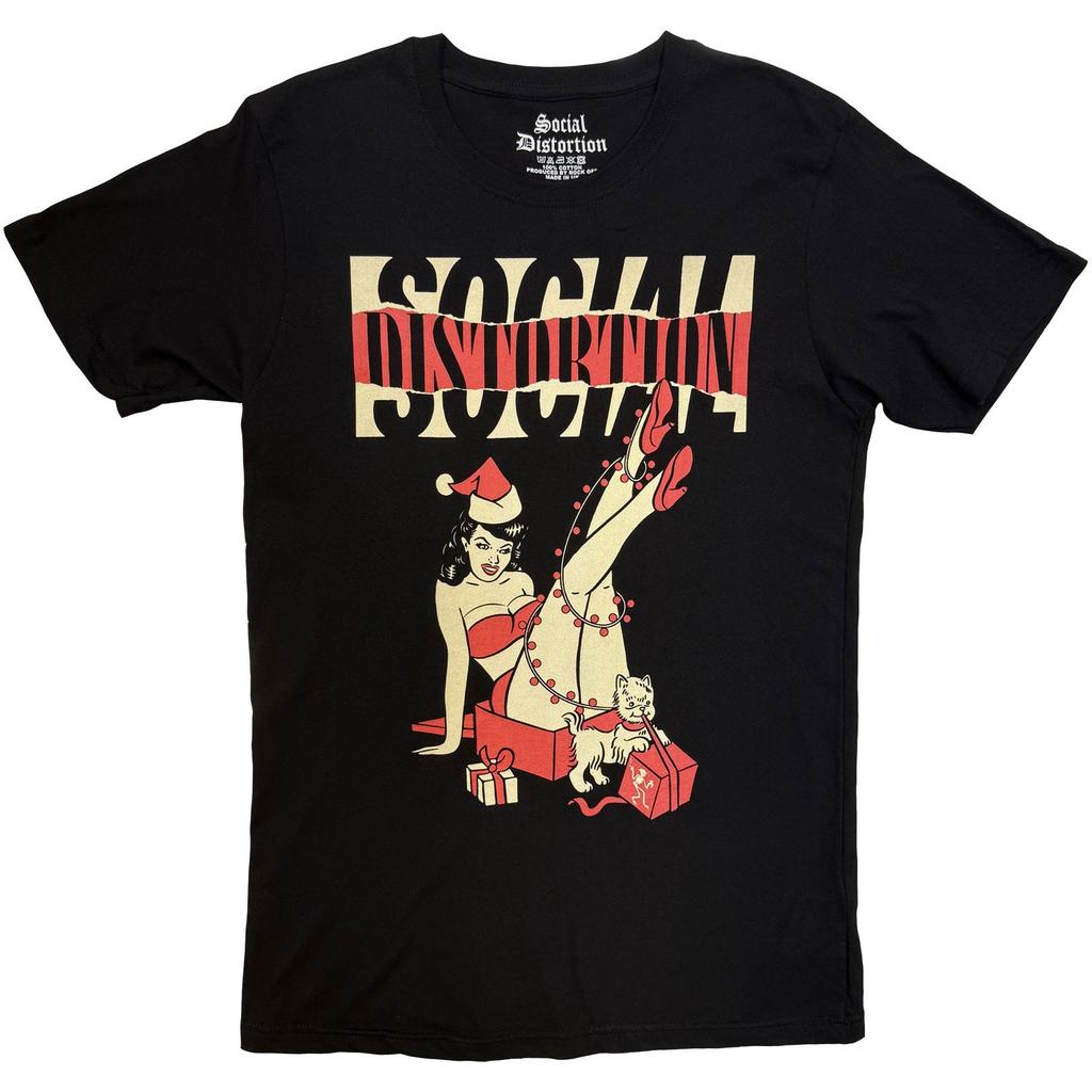 Social Distortion Pin Up Holiday Tee Tshirt Unisexs