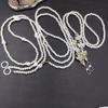 Stylish Beaded Pearl Crossbody Phone Lanyard with Anti-Fall Chain