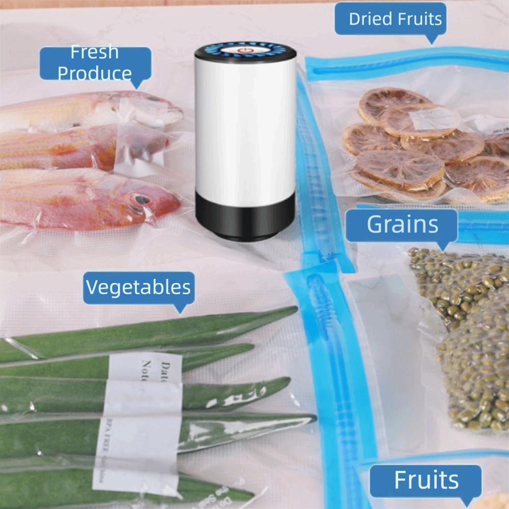 Low Noise Electric Vacuum Pump Mini Body Compressed Bag Air Pump Vacuum Bag Pump Food Preservation