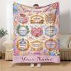 God'S Affirming Words Lightweight Blanket Warmthful Decor Suitable For Sofa Couch Office Bed Picnics Ideal For All Seasons Versatile Accessory Perfect