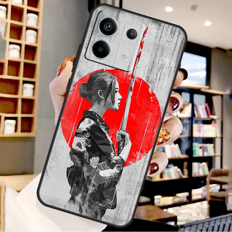 Красное Солнце Японское Аниме Для Xiaomi Redmi Note 14 Pro 9 10 11 12 13 15 Pro Plus Чехол Для Redmi 15 15C 13C 12C 10C 14C