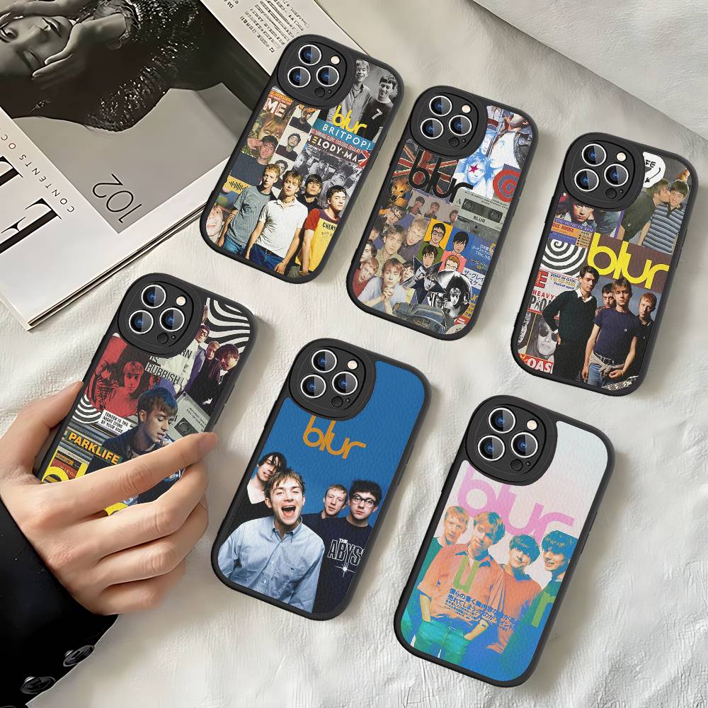 Чехол для телефона Rock Band B-Blur для IPhone 16 15 14 13 12 11 Pro Max Plus, противоударный, кожаный, мягкий