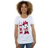 Disney Womens/Ladies Minnie Mouse Giggling Cotton T-Shirt