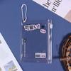 1Pc Cute Transparent Candy Bag Props Badge Storage Display Bag Pendant Protective Shell Card Sleeves Holder Bag
