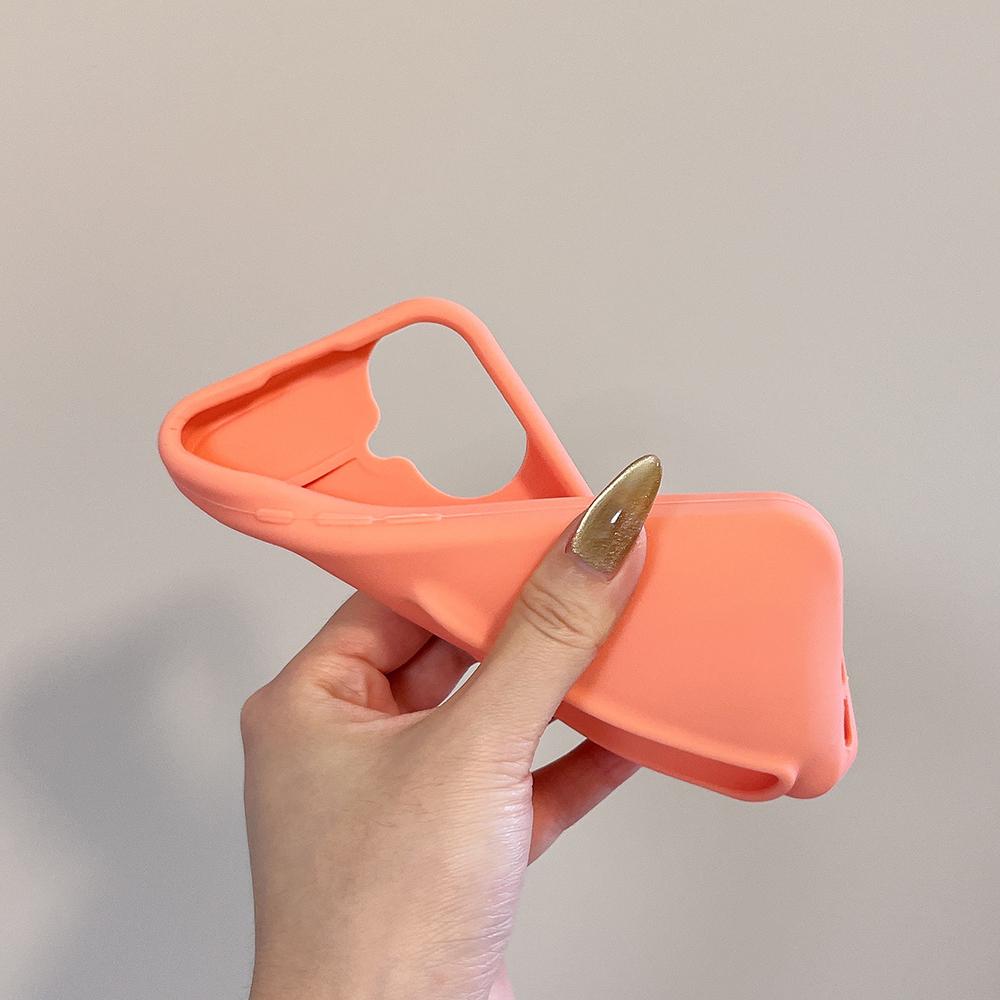 Чехлы для телефонов iPhone 11 13 16 Pro Max iPhone 14 15 Pro Max 12 13 Pro Max 13 Pro 14 Pro Силиконовый чехол для мобильного телефона с защитой от падения в цвете помады