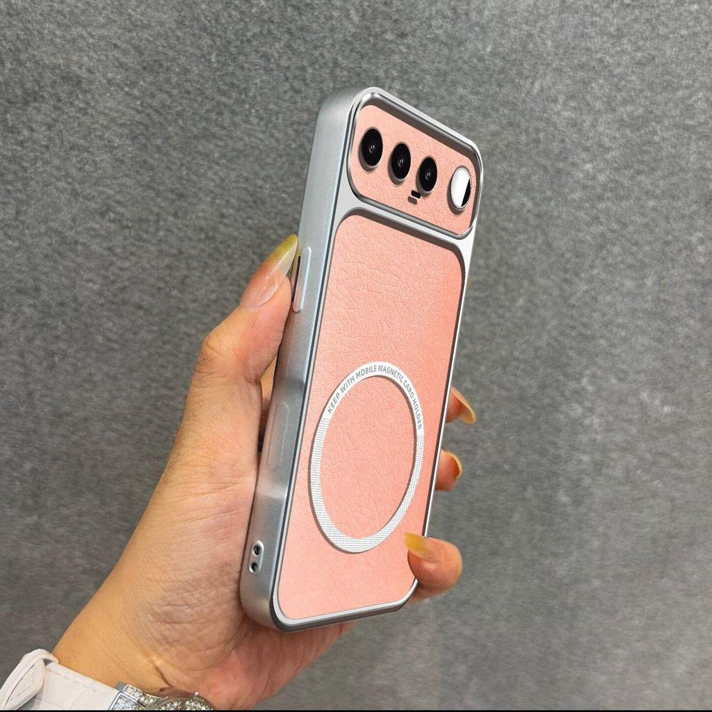Улучшенный защитный чехол с большим объективом для realme 16 5G Роскошный кожаный чехол с магнитным кольцом