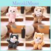 Cat Cute Realistic Plush Keychain With Ultra Soft Pp Cotton Bag Gift Charm