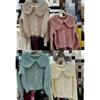 Fashion Elegant Doll Collar Knitted Cardigan Women Sweater Autumn/winter Casual Lapel Loose Coats Long Sleeved Jacket Sweet Simple Solid Top