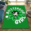 1Pc The Powerpuff Girls Printed rectangle carpet, home door mat, outdoor travel protection carpet A6