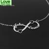 Nextvance из нержавеющей стали с индивидуальным именем для пары, персонализированное ожерелье с подвеской «Бесконечность», ювелирные изделия, подарок лучшему другу