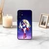 Милый Чехол Для Телефона S-Sailor M-Moons Усаги Цукино Для Samsung S25,S24,S21,S22,S23,S30,Ultra,S20,Plus,Fe, Мягкий Силиконовый Черный Чехол