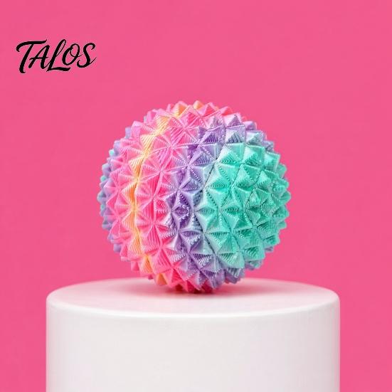 Сенсорный Шипастый Мячик, 3D-печатная Игрушка, Мини-Мячик с Текстурой для Снятия Стресса, Настольный Массажер-Декомпрессор для Дома, Офиса, Школы, Тревожности