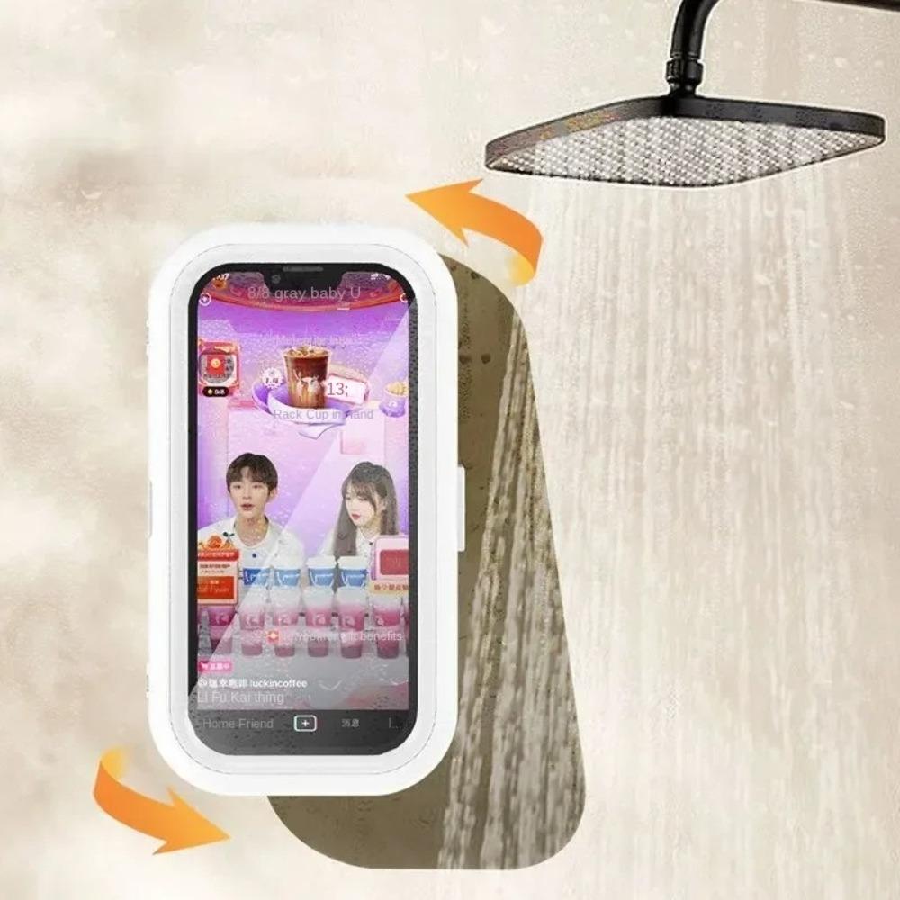 Rotatable Phone Holder Wall Mount Waterproof Phone Holder High Quality Shower Phone Case Home