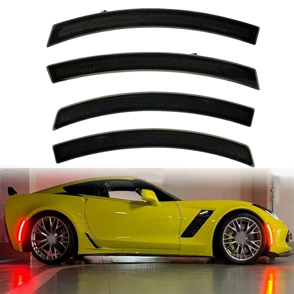 Светодиодные передние и задние габаритные огни для Chevy Corvette C7 Z06 Sport, Stingray 2014-2019