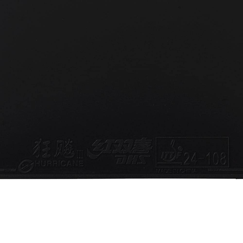 Nittaku Накладка для настольного тенниса HURRICANE III NATIONAL RUBBER BLUE Инвертированная Экстра NR8734 Резина, ГУБКА, Мягкая, Липкая, Черная, Толстая,