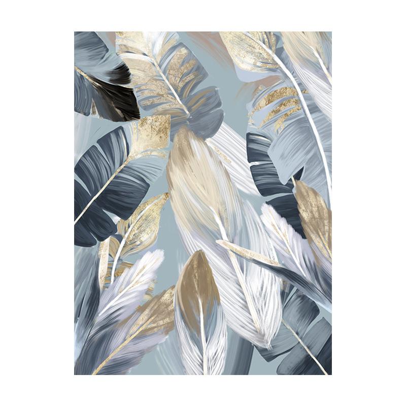 Тропическое золотое дерево, пальмовые листья, холст, картины на стене, художественная печать на холсте, постеры для гавайской вечеринки луау, декор для дома