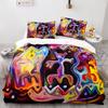 Digital Printing Three-Piece Set Through Color Lead Painting Size Quilt Cover 3D